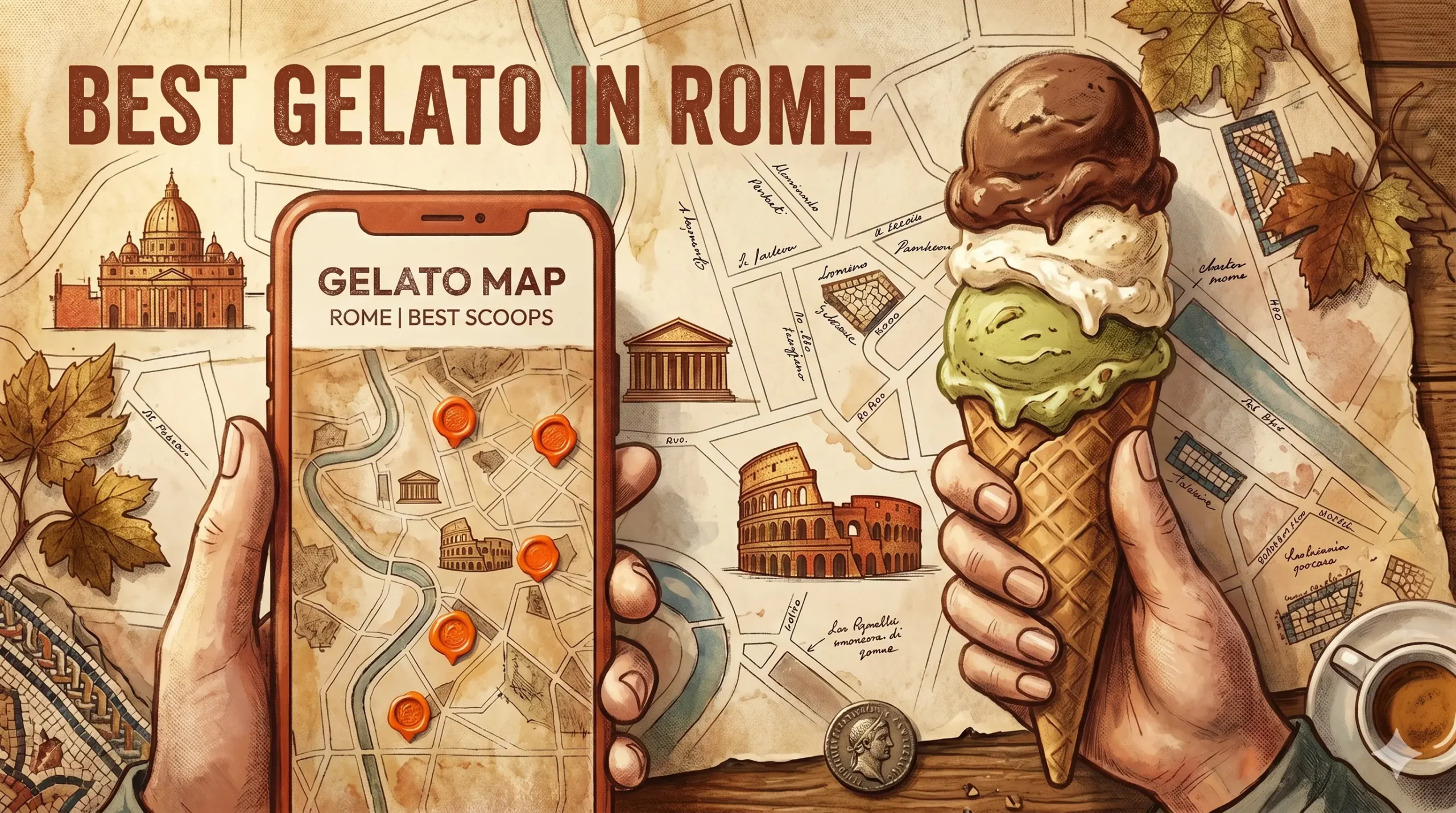 The Real Deal: Where to Find the Best Gelato in Rome (+ Interactive Map)