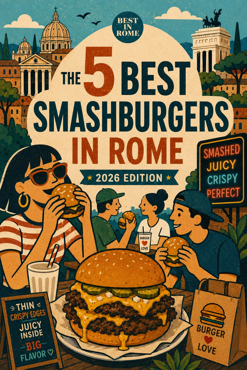 The 5 Best Smashburgers in Rome (2026 Edition with MAP)