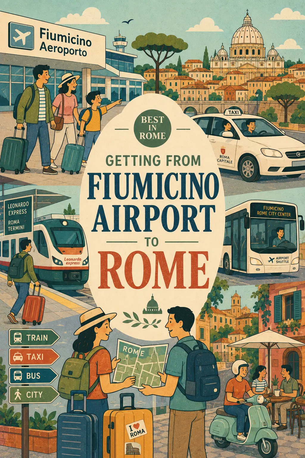 How to Get from Fiumicino Airport to Rome